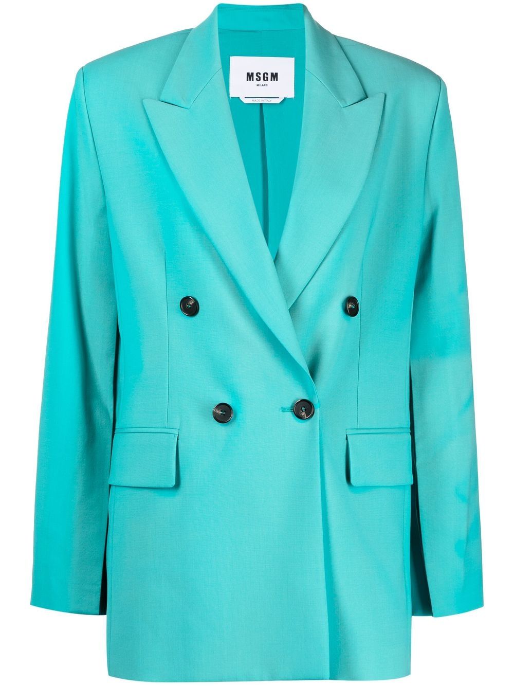 MSGM Doppelreihiger Blazer - Grün von MSGM