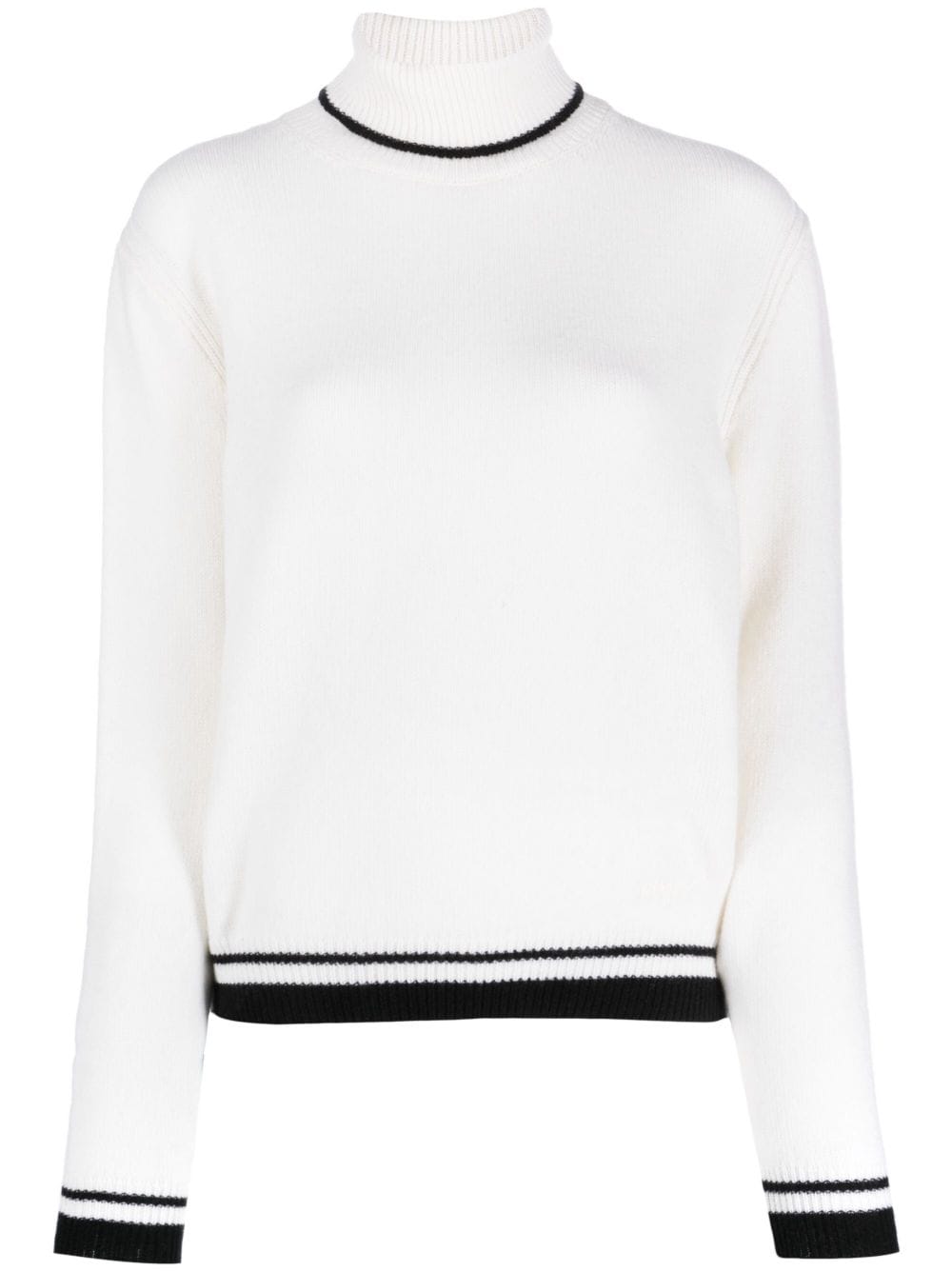 MSGM Gestreifter Pullover - Weiß von MSGM