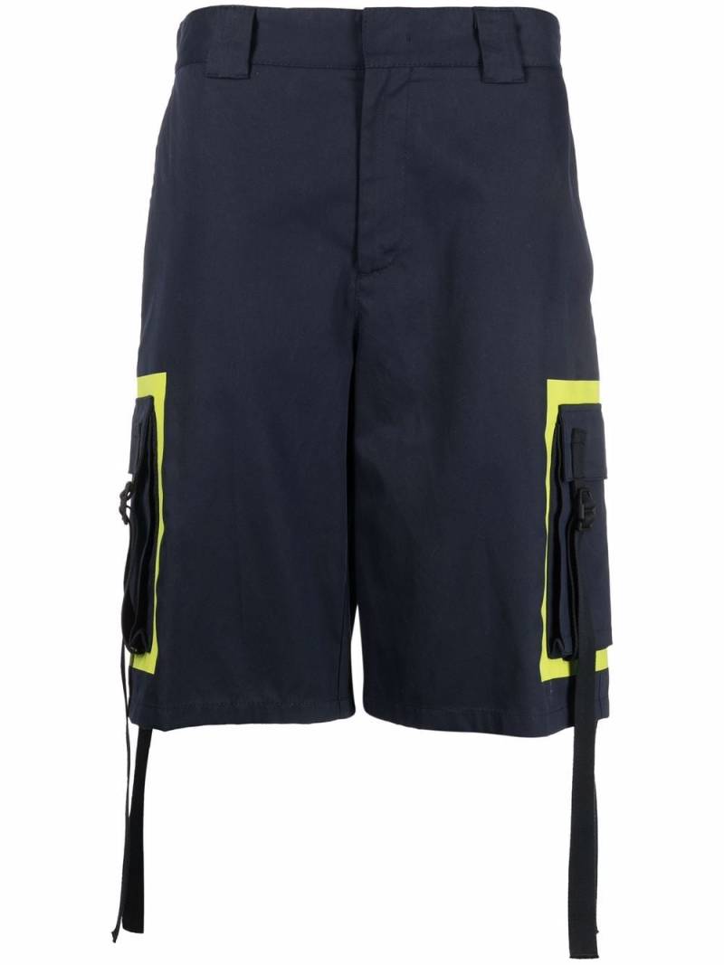 MSGM Knielange Shorts - Blau von MSGM