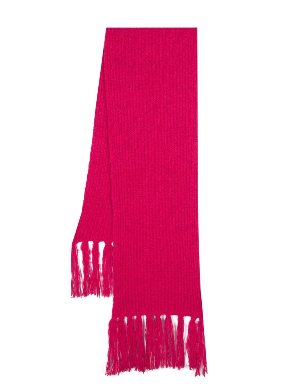 MSGM Schal mit Waffelstrick-Muster - Rosa von MSGM