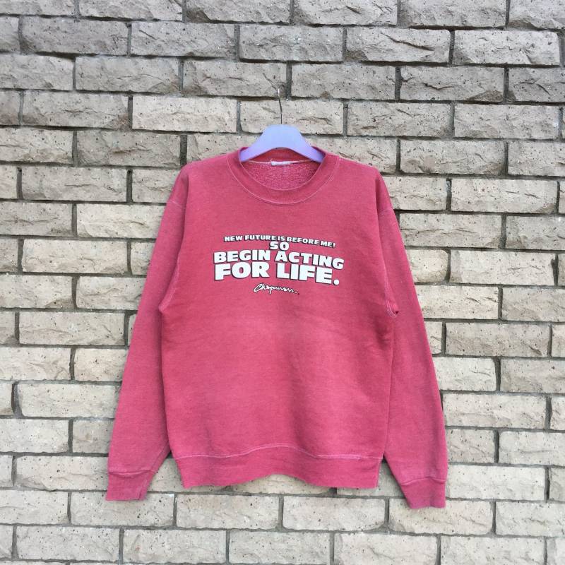 Vintage Chapman Baumwoll Sweatshirt - Grafik Design von MSKvintagestore