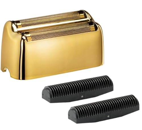 Gold Elektrischer Rasierkopf Rasierer Ersatzfolie & Cutter Bar Montage Kompatibel mit Babyliss Pro Folienrasierer Kompatibel mit BaByliss FXFS2G / FXFS2 Rasierer Gold Elektrischer Rasierkopf Rasierer Ersatzfolie & Cutter Bar Montage Kompatibel mit Babyliss Pro Folienrasierer Kompatibel mit BaByliss FXFS2G / FXFS2 Rasierer von MSMXCS