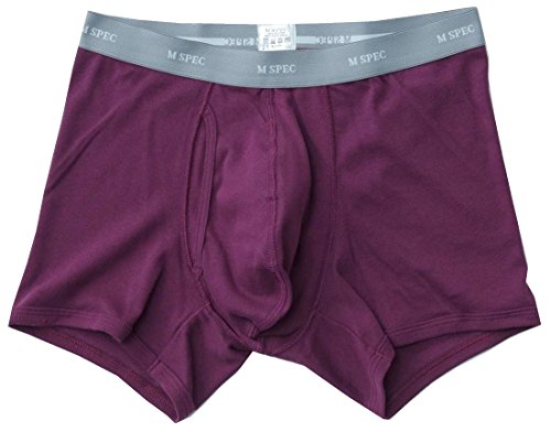 MSPEC Boxershorts, 3D-Schritt, Atmungsaktiv, Bequem, MS-01 Violett XXL von MSPEC