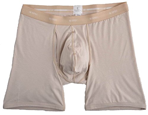 MSPEC Boxershorts, Outlast, 3D-Schritt, Atmungsaktiv, MS-02 Beige XXL von MSPEC