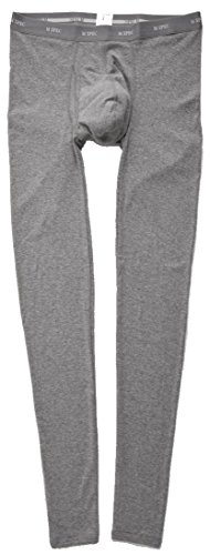 MSPEC Herren Thermohose, MOMOHIKI, 3D-Schritt, Atmungsaktiv, MS-07 Grau-Moku XL von MSPEC