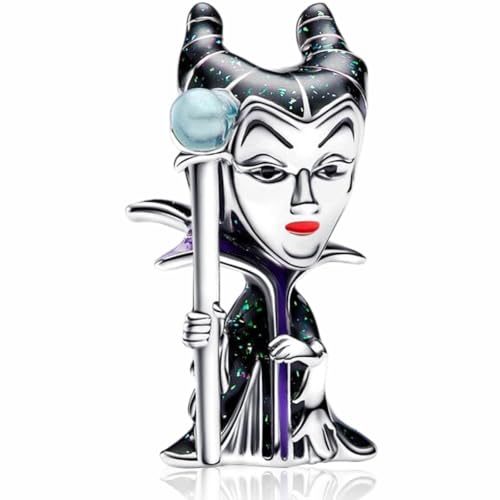 MSPOVOF Halloween Hexe Charms Bead für Armbänder und Halsketten 925 Sterling Silber für Geburtstag Weihnachten Mutter Frauen Schmuck Geschenk von MSPOVOF