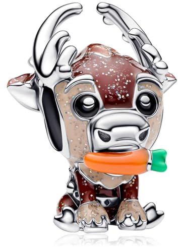 MSPOVOF Kleiner Hirsch Charms 925 Sterling Silber Armbänder Anhänger Schmuck Geschenk für Damen von MSPOVOF