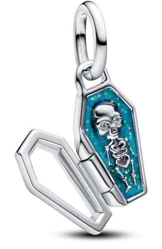 MSPOVOF Öffnbarer Sarg der im Dunkeln leuchtet Charms 925 Sterling Silber Anhänger kompatibel mit Armband & Halskette Geschenk für Frauen von MSPOVOF