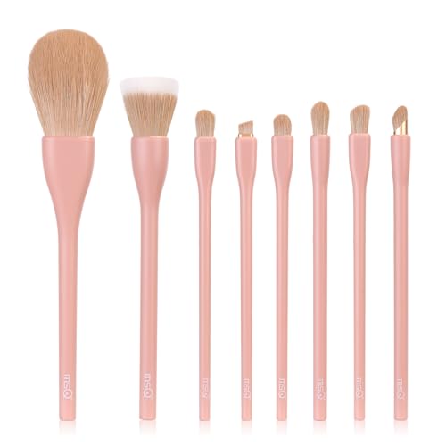 MSQ Professionelle Make-up Pinsel 8 Stücke Make up Pinsel Set Foundation Zypressen Creme Flüssigkeit Professionelle Gesichtsbürsten Lidschatten von MSQ