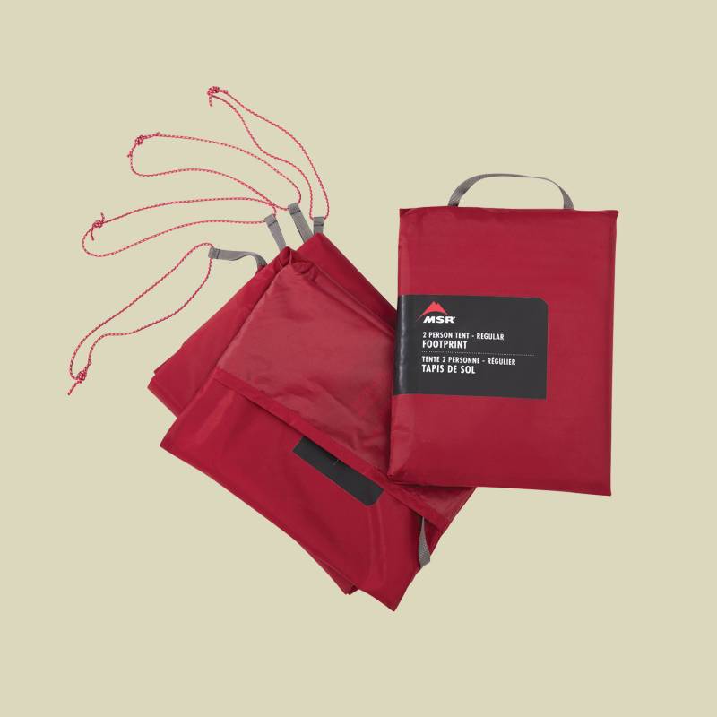 Footprint Universal 2 Personen Regular Größe 208 x 122 cm Farbe red von MSR