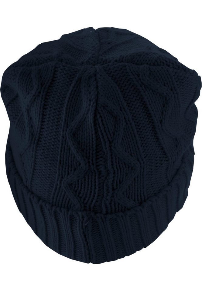 MSTRDS Beanie MSTRDS Unisex Beanie Cable Flap (1-St) von MSTRDS