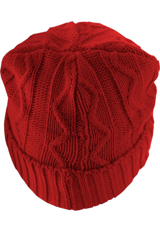 MSTRDS Beanie MSTRDS Unisex Beanie Cable Flap (1-St) von MSTRDS