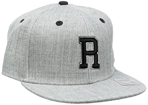 MSTRDS Jungen Letter Snapback R Kids Kappe, R Heather Grey, Youth von Urban Classics