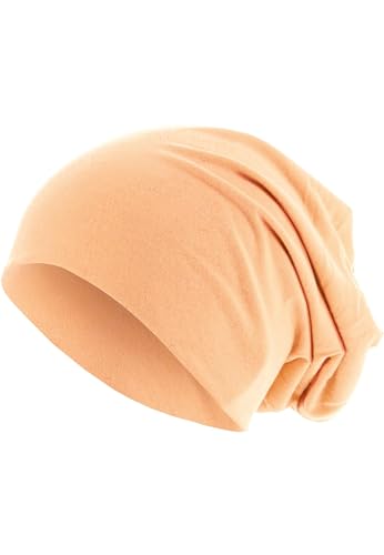 MSTRDS Unisex Erwachsene Pastel Jersey Beanie Strickmütze, Orange (Peach 4762), (one Size) von Urban Classics