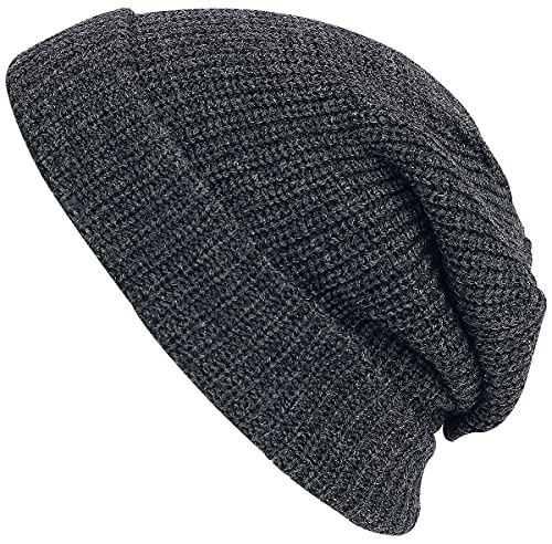 MSTRDS Unisex Erwachsene Fisherman Beanie Strickmütze, Grau (ht. Charcoal 5031), (one Size) von Urban Classics