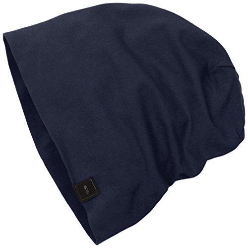 MSTRDS Unisex Erwachsene Jersey Beanie Strickmütze, Blau (Navy 1138,4565), One Size (L/XL) von Urban Classics