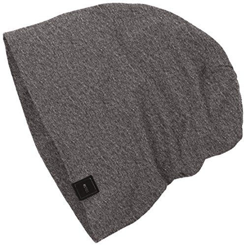 MSTRDS Unisex Erwachsene Jersey Beanie Strickmütze, Grau (Heath. Charcoal 1137,4562), One Size (L/XL) von MSTRDS