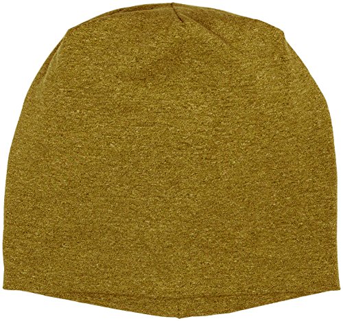 MSTRDS Unisex Heather Jersey Beanie Strickmütze, Gelb (Yellow 4233), One Size von MSTRDS