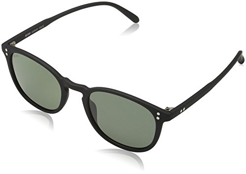 MSTRDS Unisex Sonnenbrille Arthur, Schwarz (Black/Green 5145), (Herstellergröße: one Size) von MSTRDS