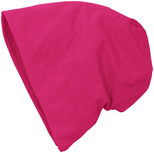 MSTRDS Unisex Strickmützen Jersey Beanie, Rot (Magenta 3417), One Size (one size) von MSTRDS