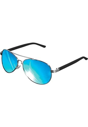 Mstrds Unisex Sunglasses Mumbo Mirror Sonnenbrille, Silber (Silver/Blue 4468), One Size von Mstrds