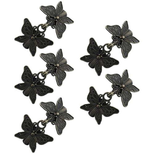 MSemis Vintage Schmetterling Hemd Clip Kleider Klemmen Umhang Pullover Cardigan Schal Umhang Clips Für Damen Bronze Einheitsgröße von MSemis