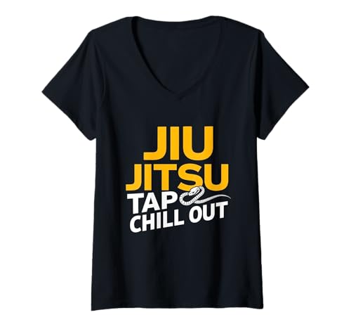 Damen Jiu-Jitsu T-Shirt mit V-Ausschnitt Damen Jiu-Jitsu T-Shirt mit V-Ausschnitt von MSpoace