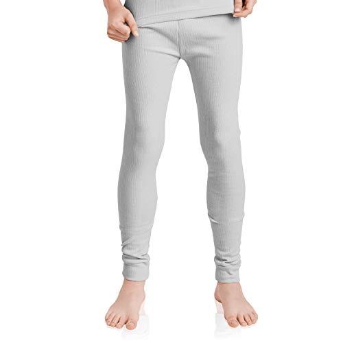 MT Kinder Ski- & Thermohose - Winter Unterwäsche lang für Jungen und Mädchen - Sports Grey 158-164 von MT