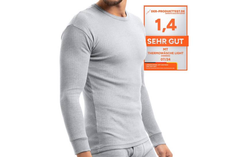 MT Funktionshemd Herren Ski- Thermo Unterhemd Light - Langarm Thermowäsche von MT
