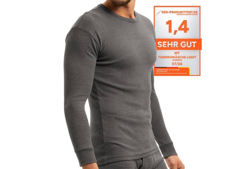 MT Funktionshemd Herren Ski- Thermo Unterhemd Light - Langarm Thermowäsche von MT