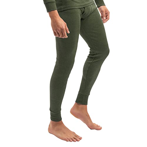 MT Herren Ski- und Thermounterhose Thermo Light Lange warme Unterwäsche - Olive XL von MT