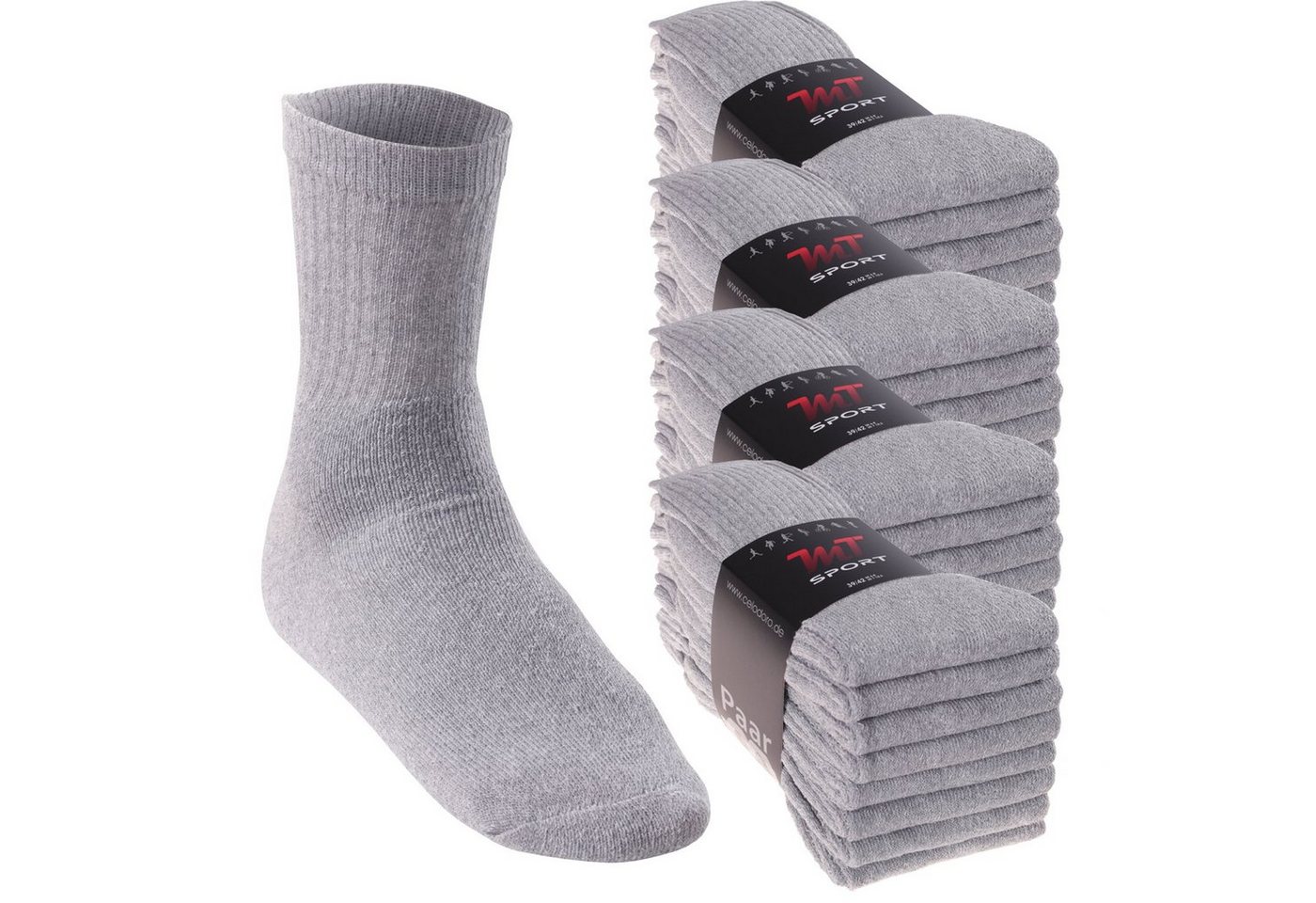 MT Tennissocken Sport- & Freizeitsocken Damen/Herren (8-32 Paar) Tennissocken (32-Paar) von MT