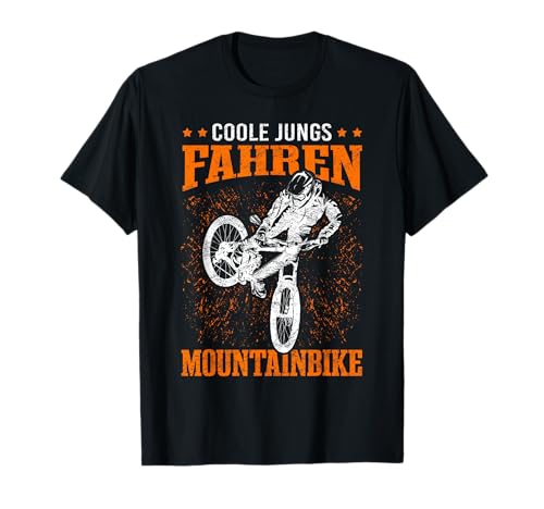 Coole Jungs fahren Mountainbike MTB Biker Kinder Jungen T-Shirt von MTB Biker Fahrrad Geschenkidee