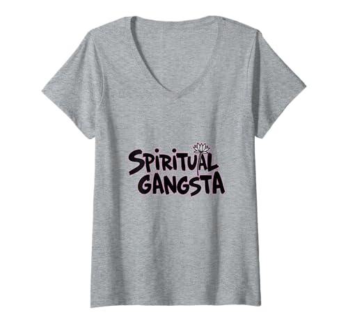 Damen Spirituell T-Shirt mit V-Ausschnitt von MTD