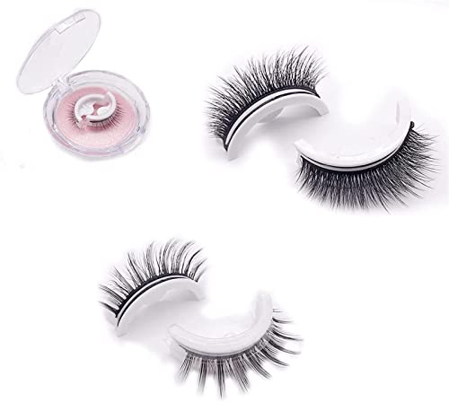 2 Pairs Reusable Self-Adhesive Augenbrauen ohne Kleber Natural Fluffy False Augenbrauen Wasserdicht für Frauen Soft und komfortable dünne Augenbrauen für den täglichen Gebrauch von MTDBAOD