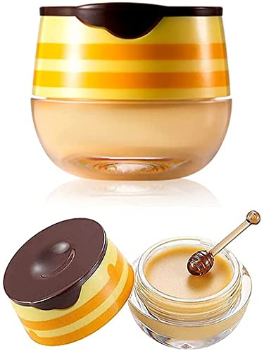 MTDBAOD Honey Lip Mask,Propolis Moisturizing Honey Lip Mask,Lip Balm Nourishing Anti-Wrinkle Lip Care, Hydrating & Prevention Dry and Crack Lip Scrubs,for Dry Lips (1PCS) von MTDBAOD