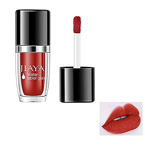 Matter Look Anhaltender Puder-Lippenstift,Wasserdichter Matter Flüssiger Lippenstift, Langanhaltend Leicht zu färben Glatte Glanzlippe,Samt Matte Air Lip Glaze Geschenk für Frauen von MTDBAOD