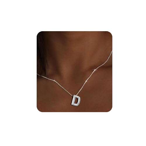 MTINEAPS Goldfarbene Initialen-Halsketten für Damen, Teenager, Geschenke, trendiges Geschenk, Blasen-Anhänger, Halskette, Goldschmuck, Geburtstagsgeschenke für Frauen, Teenager, ihre Schwester, Large MTINEAPS Goldfarbene Initialen-Halsketten für Damen, Teenager, Geschenke, trendiges Geschenk, Blasen-Anhänger, Halskette, Goldschmuck, Geburtstagsgeschenke für Frauen, Teenager, ihre Schwester, Large von MTINEAPS
