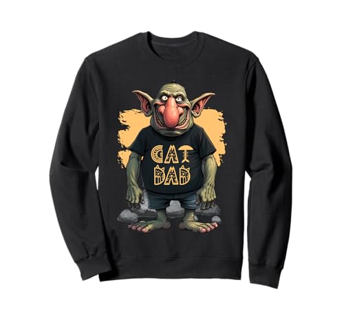 Lustiges Katzen-Trol-Design für Männer, die Katzen lieben Sweatshirt Lustiges Katzen-Trol-Design für Männer, die Katzen lieben Sweatshirt von MTJ-Mushrooms Cat Owner Dad Design