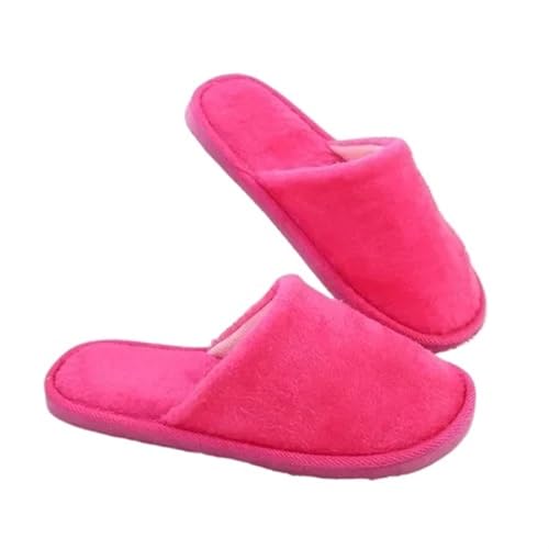 MTKSFDC Schlappen Leinenschuhe Damen Und Herren Haushaltshausschuhe Innenbodenschuhe Sommer Damen Stumme Hausschuhe Sandalen Hausschuhe(Red 40 41,38 39-01) von MTKSFDC