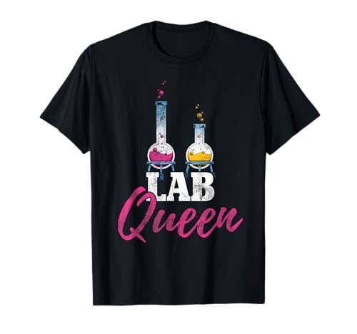 Labor Königin Labormedizin Lustiges Damen Frauen MTLA T-Shirt von MTLA Beruf Medizinisch Technischer Laborassistent