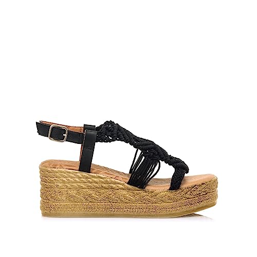 MTNG Damen 50595 Sandale, Schwarz, 39 EU von MTNG