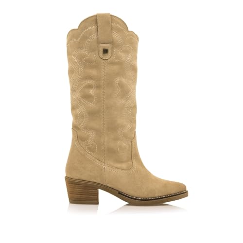 MTNG Damen 53723 Mode-Stiefel, beige, 38 EU von MTNG