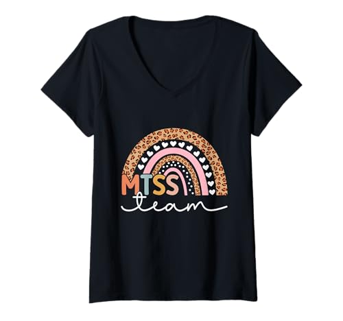 Damen Cooles MTSS-Team MTSS-Spezialist Lehrer für akademische Unterstützung MTSS T-Shirt mit V-Ausschnitt Damen Cooles MTSS-Team MTSS-Spezialist Lehrer für akademische Unterstützung MTSS T-Shirt mit V-Ausschnitt von MTSS Specialist Academic Support Specialist
