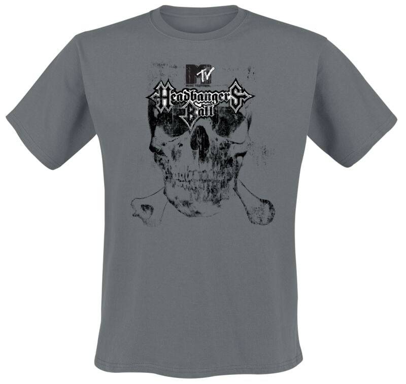 MTV Headbangers Ball T-Shirt dunkelgrau in L von MTV