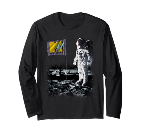 MTV Spaceman Moon Man Landing Langarmshirt von MTV