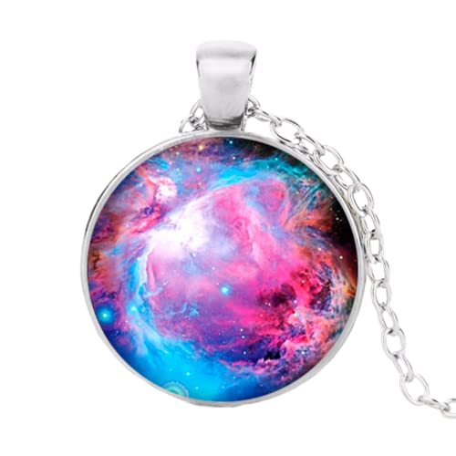 Orion Nebel Anhänger Nebel Galaxie Schmuck rund Foto Universum Halskette Weltraum Nebel Galaxie, 3 Orion Nebel Anhänger Nebel Galaxie Schmuck rund Foto Universum Halskette Weltraum Nebel Galaxie, 3 von MUBYS