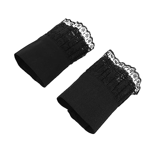 MUCKLILY Spitzen Falsche Ärmel Für Damen Abnehmbare Rüschen Manschetten Dekorative Fake Ärmel Aus Spitze Angenehm Und Pflegeleicht Für Freizeitkleidung Und Besondere Anlässe von MUCKLILY