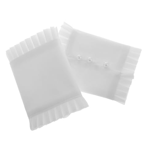 MUCKLILY 1paar Fake-kragen Mit Abnehmbaren Rüschensleeves Für Damen Holzperlenknöpfe Vielseitige Accessoires Für Hochzeiten Und Anlässe von MUCKLILY