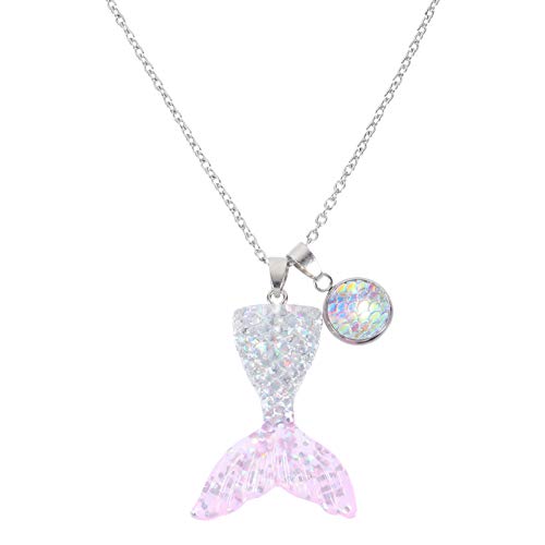 MUCKLILY Meerjungfrau Halskette Damen Dekorative Schlüsselbein Kette Kreativer Anhänger für Partys und Daily Wear von MUCKLILY